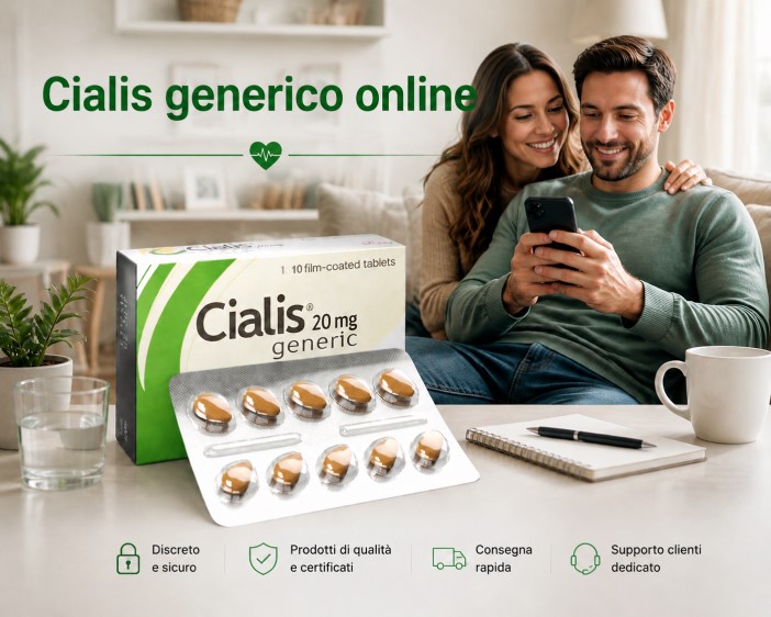 Generico Cialis online - discreto, sicuro, prodotti certificati