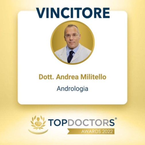 Dott. Andrea Militello - Vincitore Top Doctors Awards 2022 Andrologia